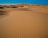 Sand dunes. Sahara Desert, Tunisia
