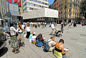 Col.legi d Arquitectes de Barcelona in Plaça Nova, Barcelona. Catalonia, Spain