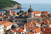 Cathedral and St. Blaise s Church, Old town. Dubrovnik. Croatia.