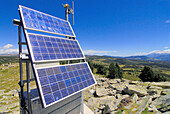 Solar panels. French Cerdanya, Pyrénées-Orientales, France