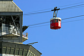 Cable car over the port, Barcelona. Catalonia, Spain