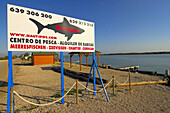Fishing centre. Parque Natural del Delta del Ebro. Tarragona. Spain.