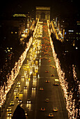 Christmas time. Champs Elysées. Paris. France.