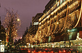 Galeries Lafayette Department Store. Boulevard Haussmann. Paris. France.