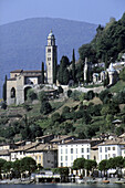 The village of Morcote, the lake of Lugano. Switzerland s canton of Ticino