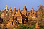 Old Buddhist temples. Bagan. Myanmar