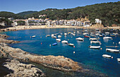 Tamariu Cove (Cala de Tamariu). Girona province. Catalonia. Spain