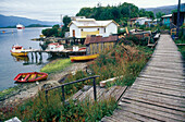 Puerto Edén. Canales Patagónicos. XIIth region of Magallanes. Chile.