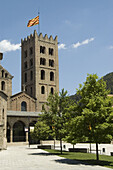 Romanesque monastery of Santa María de Ripoll (12th century), Ripollès. Girona province, Catalonia, Spain