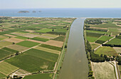 Ter river estuary. Girona Province. Catalonia. Spain