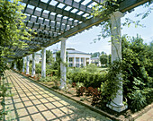 Pavillion at Daniel Stowe Botanical Garden. Belmont, Charlotte. North Carolina, USA