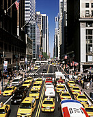 Street scene. Forty second street. Manhattan. New York. USA.