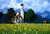 Saint coloman s church, Schwangau, Bavaria, germany.