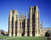 Wells cathedral, Wells, Somerset, England, U.K.