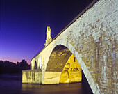 Pont saint benezet bridge, Avignon, Vaucluse, France.