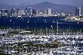 Skyline & yatch club, San diego, California, USA.