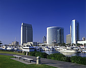 Embarcadero marina, San diego, California, USA.