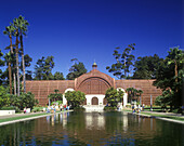 Winter garden, Balboa park, San diego, California, USA.