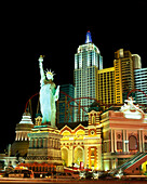 new York, New York hotel & casino, the strip, Las vegas, Nevada, USA.