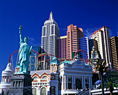 new York, New York hotel & casino, the strip, Las vegas, Nevada, USA.