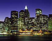 Downtown skyline, Manhattan, New York, USA.
