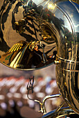 SoUSAphone, Military brass band, Changing of the guard, La moneda, Santiago, Chile.