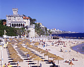 Praia estoril tamariz beach, Estoril, Portugal.