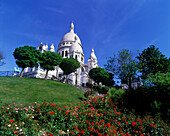 Basilique du sacre coeur, Montemartre, Paris, France.