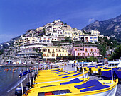 Beach, Positano, Amalfi coast, Italy.