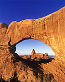 Scenic north window, Arches National Park, utah, USA.