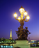 Lantern, Pont alexandre iii, Paris, France.