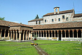 Cloister of San Zeno Maggiore basilica. Verona. Italy