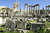 Roman theatre ruins. Dougga. Tunisia