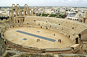 Roman amphitheatre (3rd-2nd century BC). El Djem. Tunisia