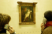 People at Louvre Museum. Paris. France