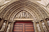 Puerta de los Apóstoles (Door of the Apostles). Cathedral. Valencia. Spain