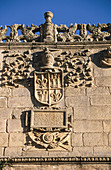 Coat of arms. Casa de los Golfines de Abajo. Caceres. Extremadura. Spain