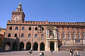 Palazzo d Accursio (aka Palazzo Comunale, town hall). Bologna. Emilia-Romagna, Italy