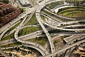 Aerial view of Nus de la Trinitat. Barcelona. Catalonia. Spain.