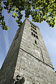 Belfry of the collegiate church of Sant Orso, Aosta. Val d Aosta, Italy