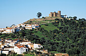 Castle of Cortegana (XIII c.). Sierra Morena. Huelva province. Andalusia. Spain