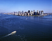 Downtown skyline, Manhattan, New York, USA