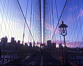 Brooklyn bridge, Downtown, Manhattan, New York, USA