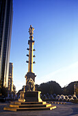 Columbus column, Columbus circle, Midtown, Manhattan, New York, USA