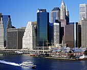 Financial district, Downtown skyline, Manhattan, New York, USA