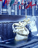 Prometheus statue, Rockefeller Center, Midtown, Manhattan, New York, USA