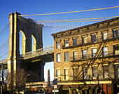 Old fulton Street, Brooklyn bridge, Brooklyn, New York, USA