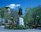 Washington statue, Union square, Manhattan, New York, USA