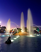 Swann fountain, Parkway, Philadelphia, Pennsylvania, USA