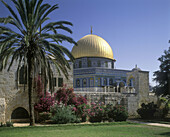 Omar mosque, Dome of the rock, Temple mount, Jerusalem, Israel.